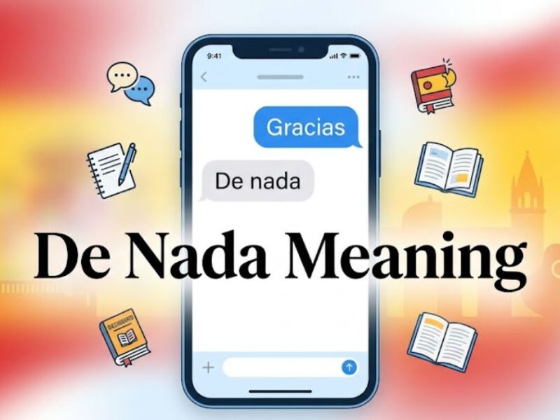 De Nada Meaning