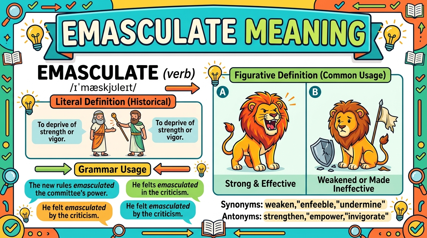 Emasculate Meaning