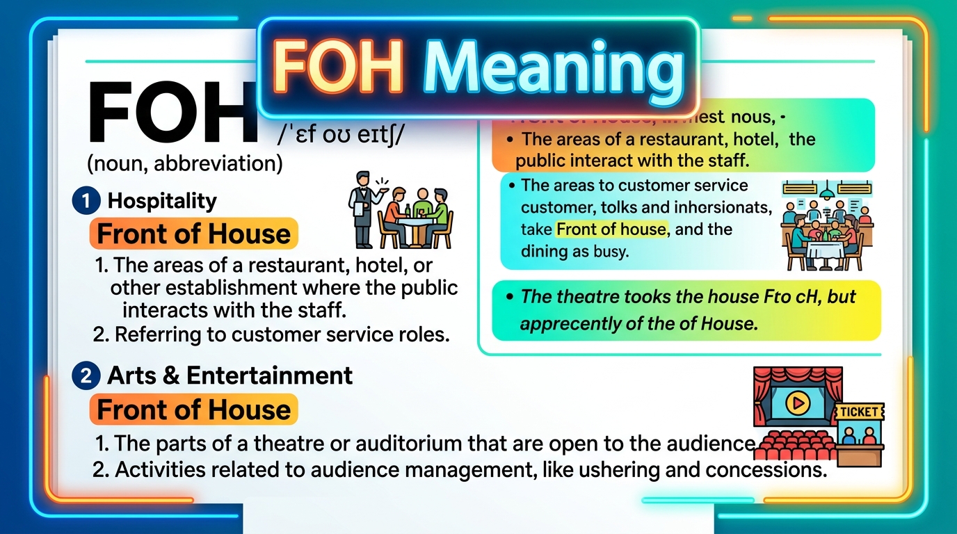 FOH Meaning