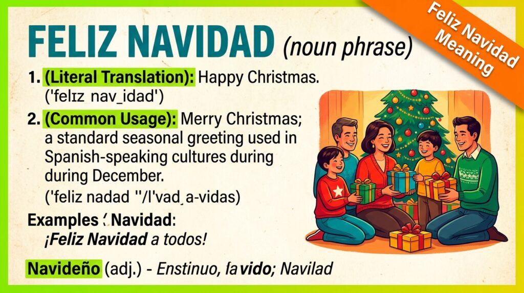 Feliz Navidad Mean