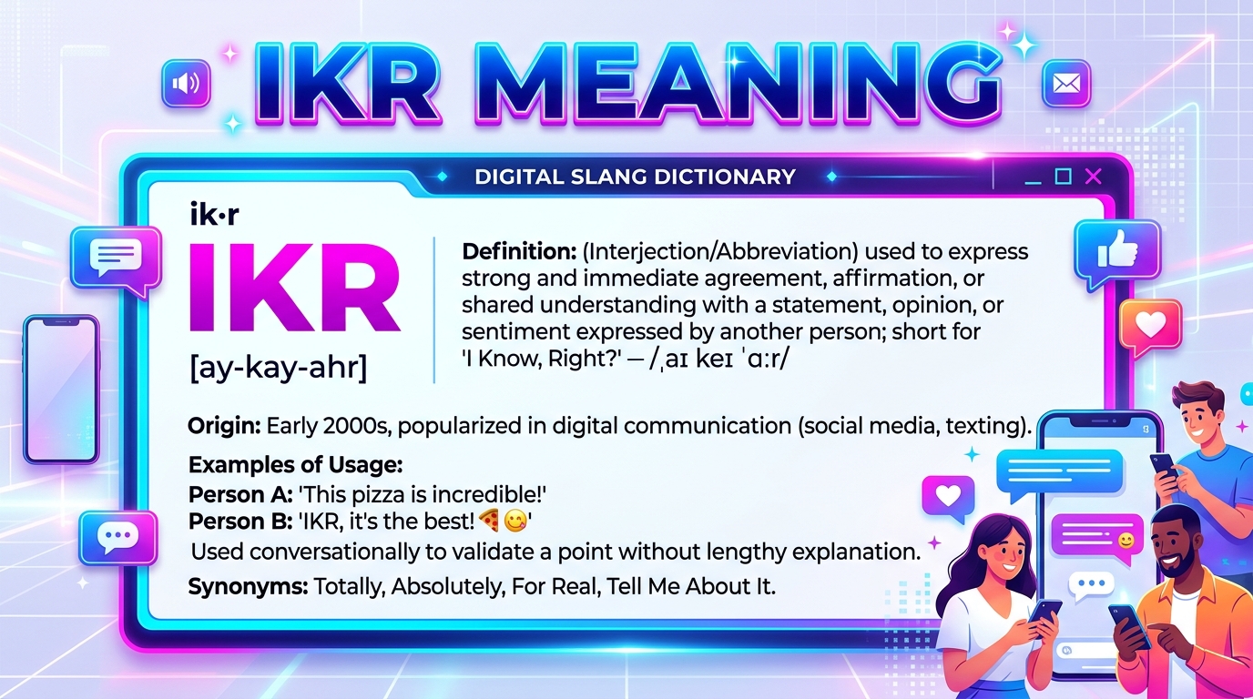 IKR Meaning