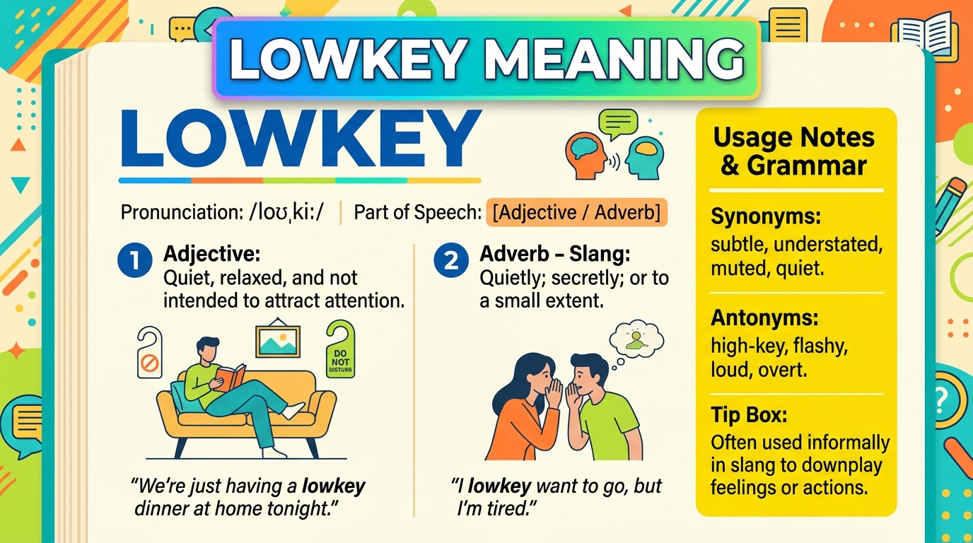 Lowkey Meaning