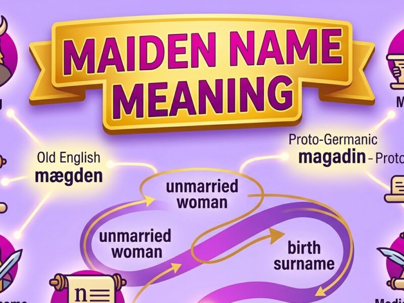 Maiden Name Meaning