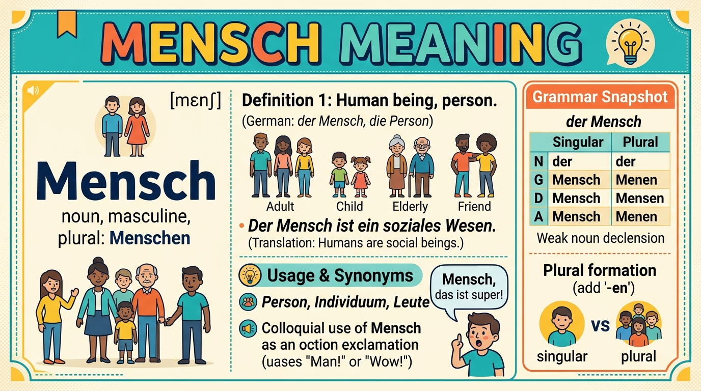 Mensch Meaning