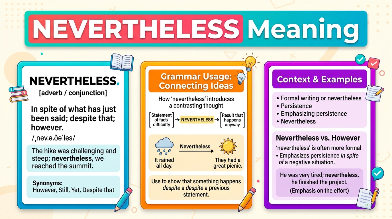 Nevertheless Meaning
