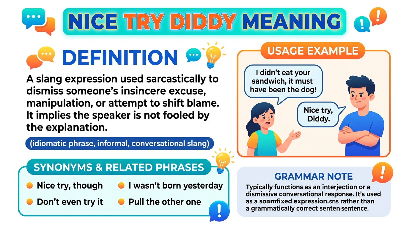Nice Try Diddy Meaning