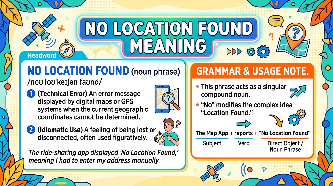 No Location Found Meaning