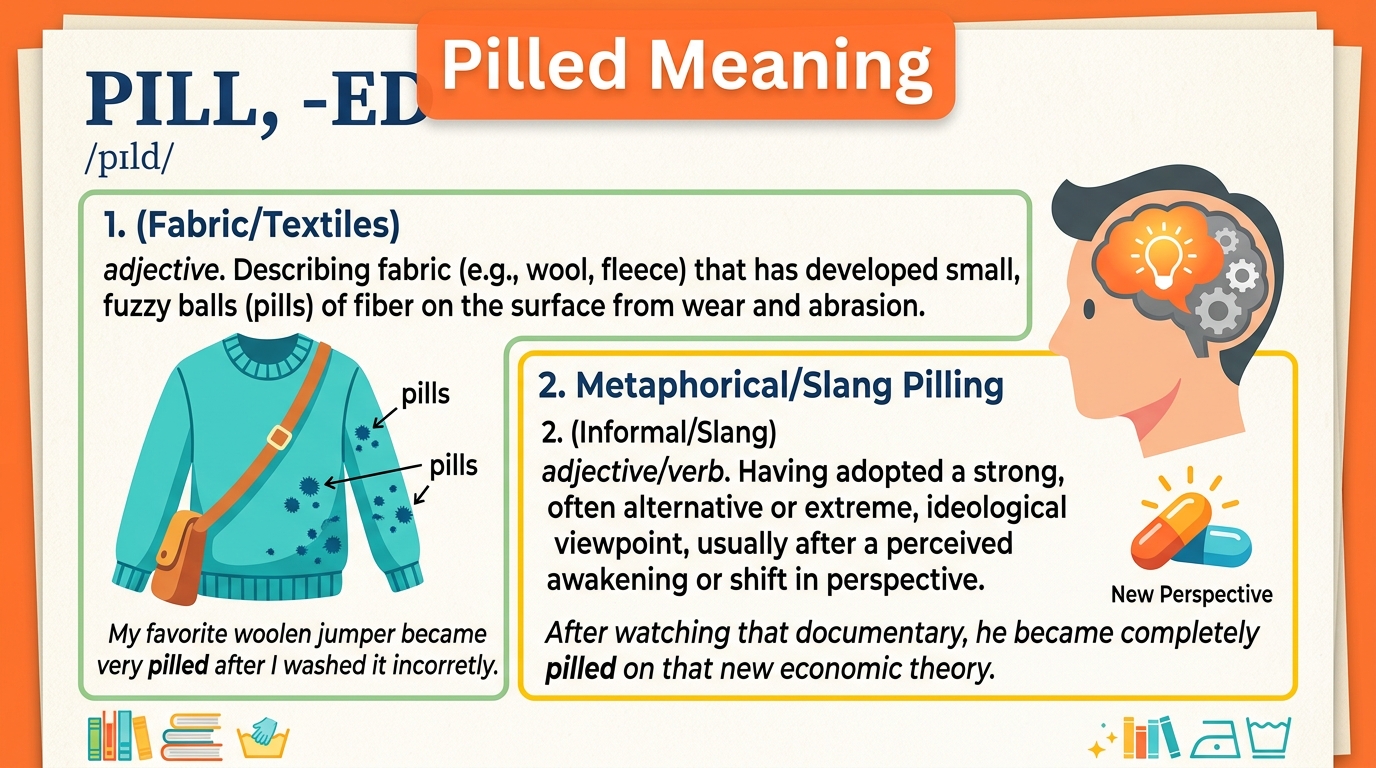 Pilled Meaning