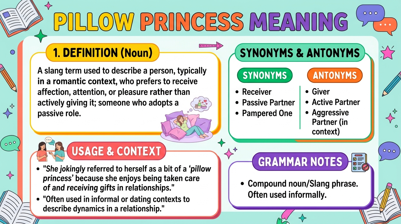 Pillow Princess Meaning