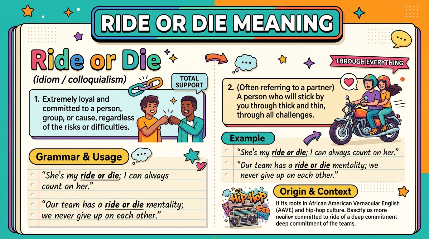 Ride or Die Meaning