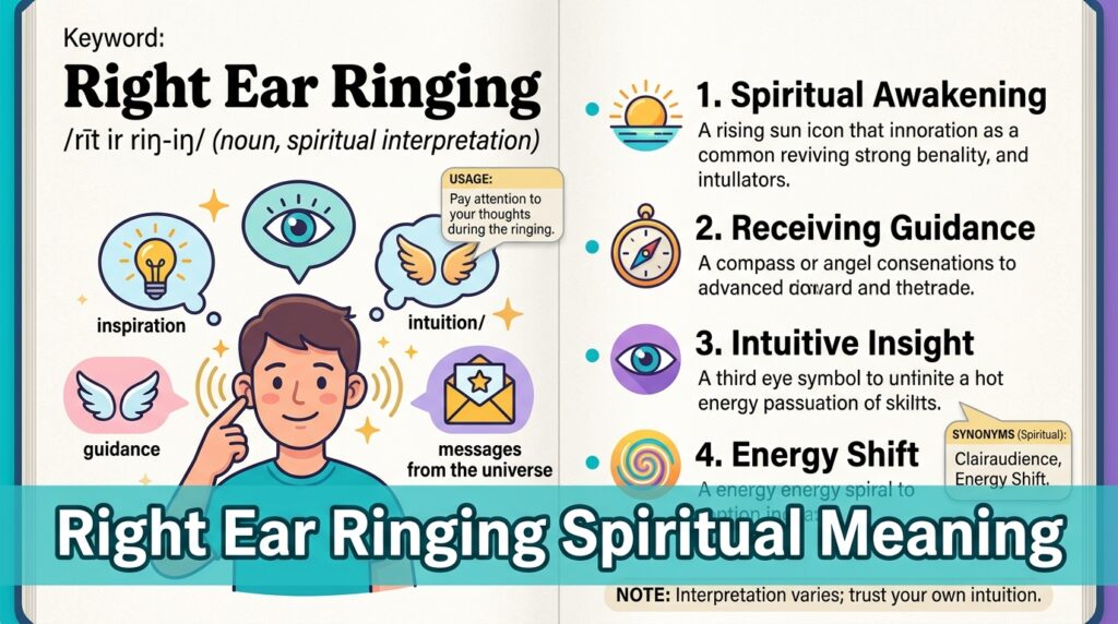 Right Ear Ringing Spiritual Mean