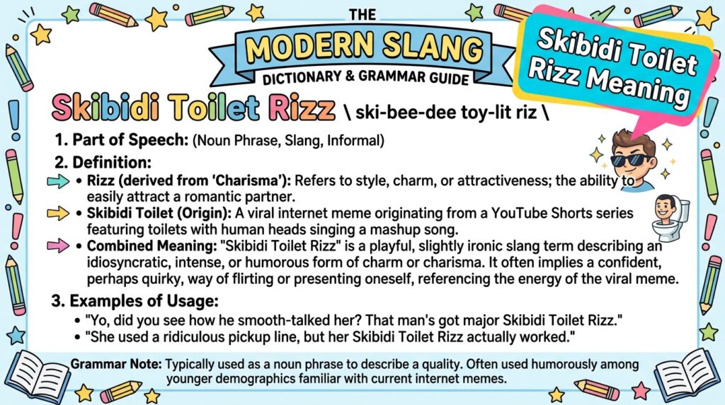 Skibidi Toilet Rizz Mean