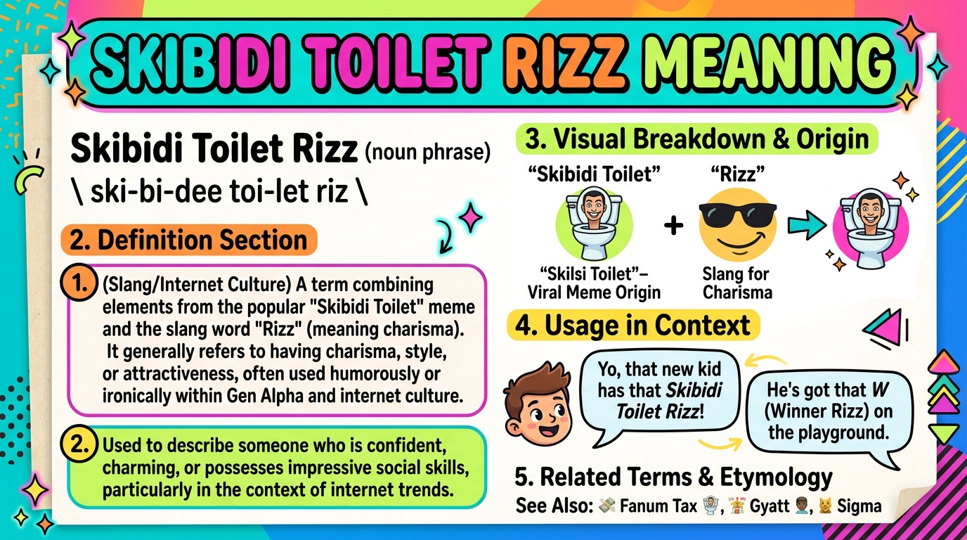 Skibidi Toilet Rizz Meaning