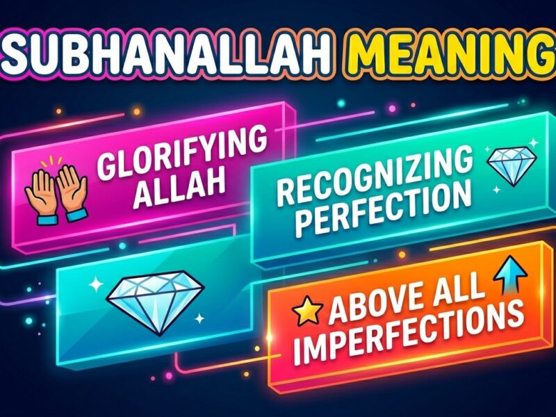 Subhanallah Meaning