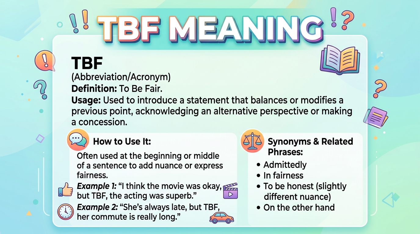 TBF Meaning