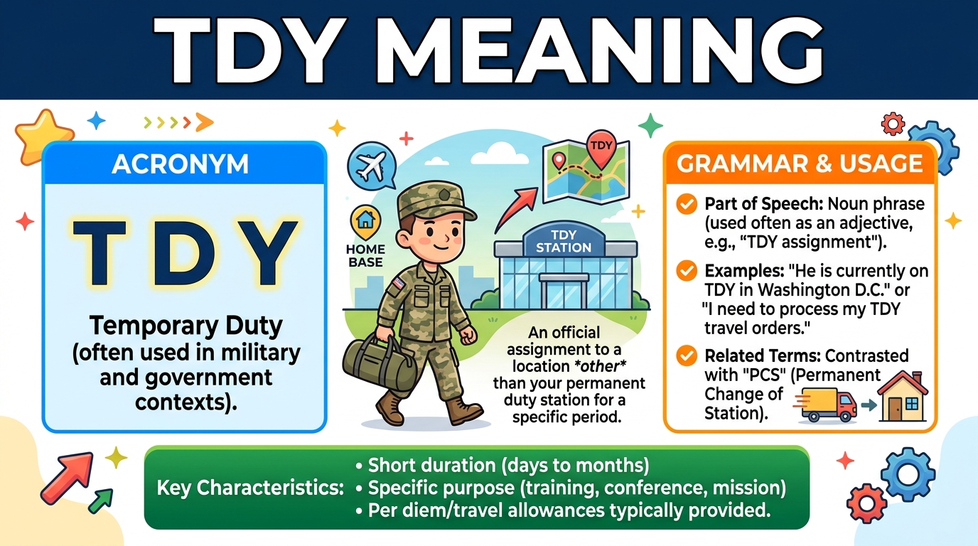 TDY Meaning