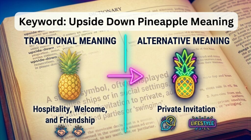Upside Down Pineapple Mean