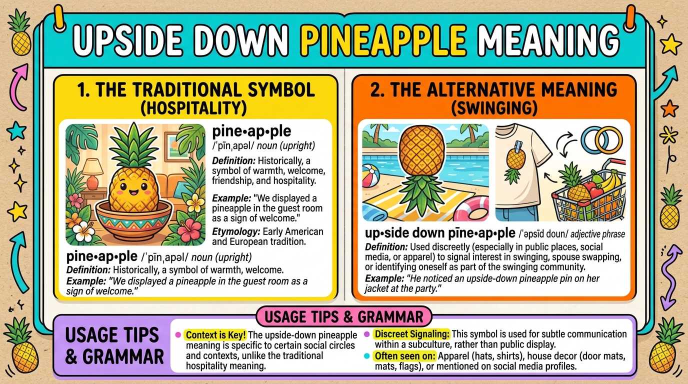 Upside Down Pineapple Meaning
