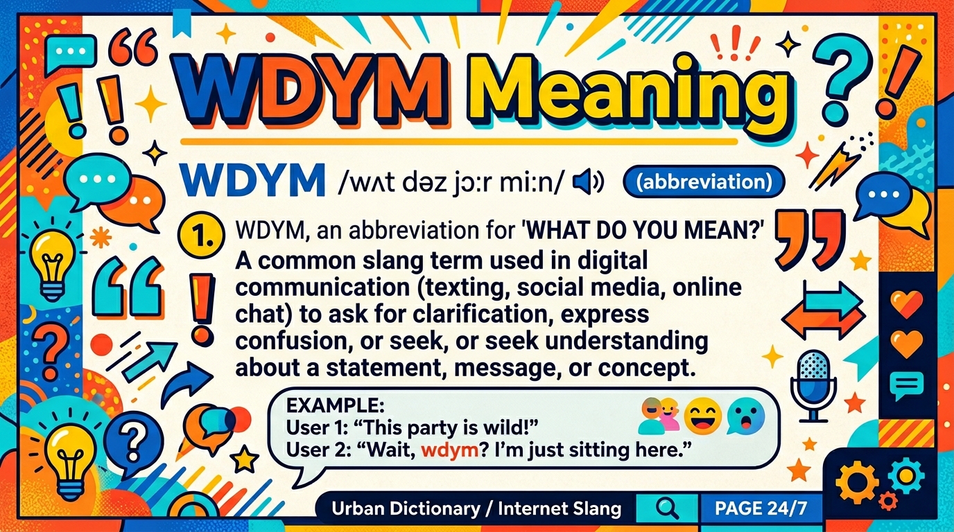 WDYM Meaning